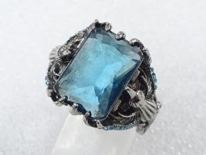 色石　指輪(18号)